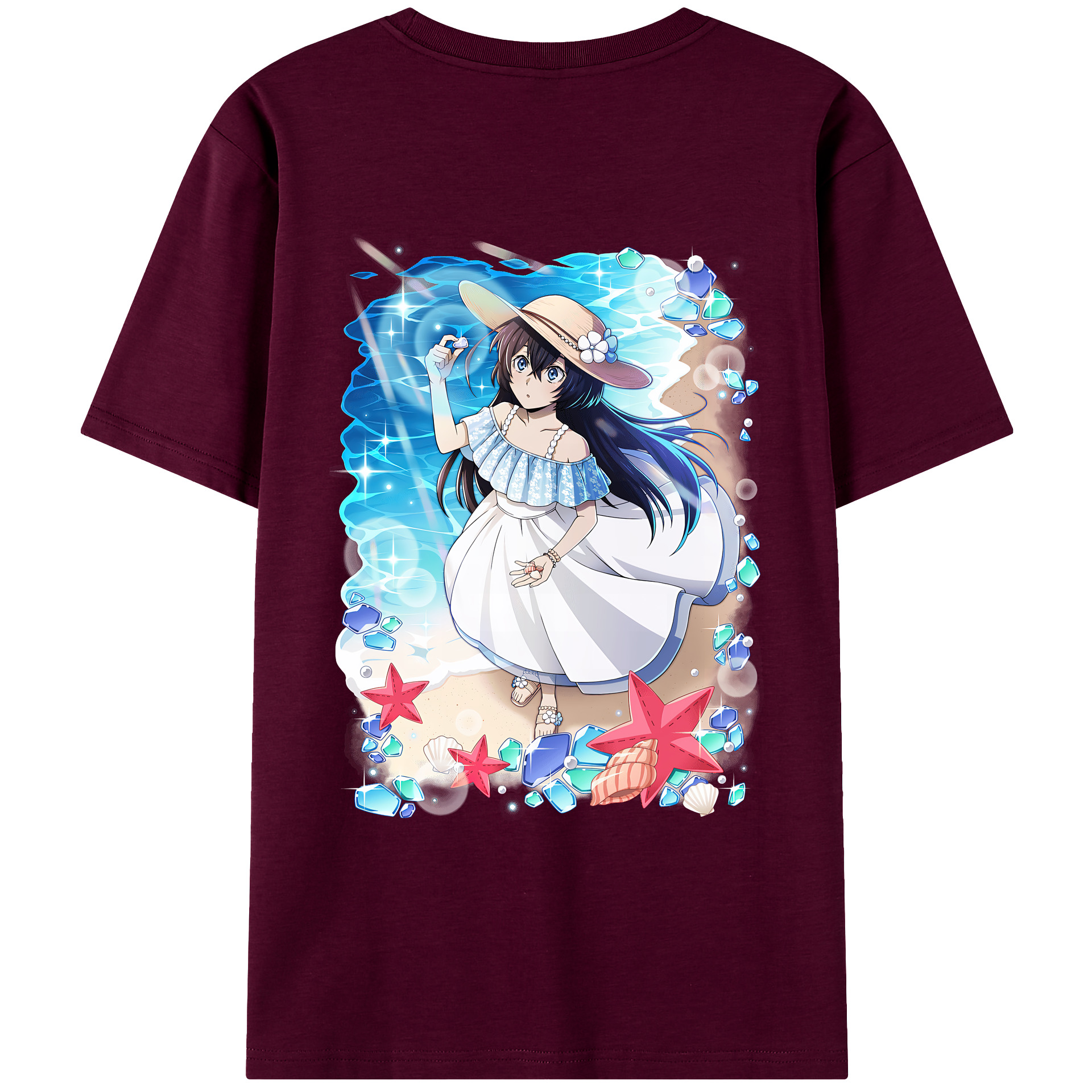 （画像用） 文豪ストレイドッグス Bungo Stray Dogs レディース半袖Tシャツ(バックプリント)